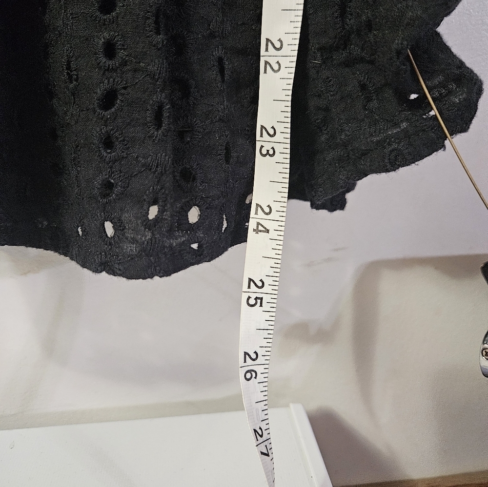 Andree V Neck Black Eyelet Dress! - Picture 5 of 5